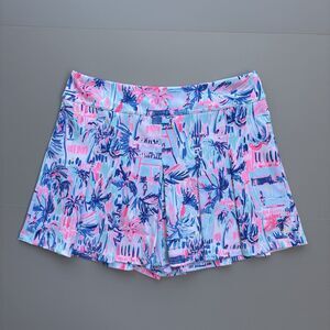 Lilly Pulitzer Women 8 Frazer Shorts Perfect Match UPF 50+ Ravello Blue Golf